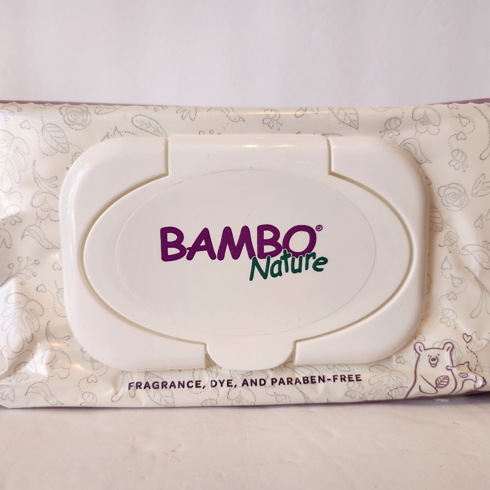 Bambo Nature Baby Wipes Tidy Bottom Wipes 100 New